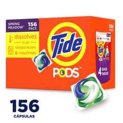 GENERICO - Tide 156 Pods Detergente En Cápsulas 3 en 1 + Quitamanchas