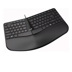 GENIUS - Teclado Ergonomico Alambrico Descansamuñecas Kb-700