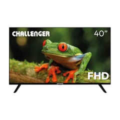 CHALLENGER - Televisor LED 40 Full HD con Google TV Control por Voz - LED 40TG79 BT GOOGLETV T2