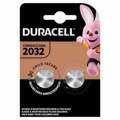 DURACELL - Pila Litio Boton 2032 X 2und