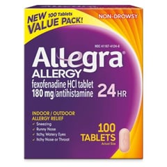 AMERICAN GENERICS - Allegra 24HR - Tabletas