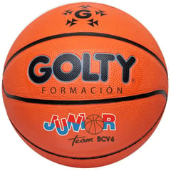 GOLTY - Balón de Baloncesto Train Junior Team Cau N°6 Naranja