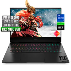 HP - OMEN INTEL CORE I9-13900HX RTX 4060 8GB SSD 2TB RAM 64GB LED 16" FHD 165Hz