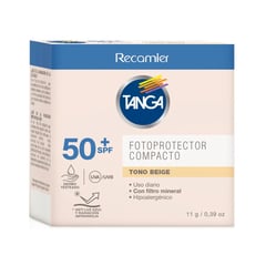 TANGA - Fotoprotector Compacto Beige Fps50 X 11g