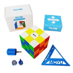 MOYU - Rs3m 2024 Cubo Rubik 3x3 Cube Profesional Speed