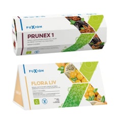 FUXION - Kit Detox 7 Prunex1 + 7 Floraliv - limpia el colon Prunex