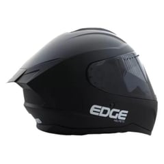 EDGE HELMETS - Casco Edge Integral Extreme Solido Negro Mate L - Negro - L