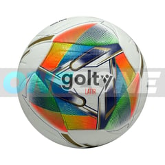 GOLTY - Balón De Fútbol Pro Latir 5 Dualtech BlancoNaranja