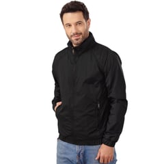 GENERICO - Chaqueta Rompevientos Hombre Liviana Deportiva Cuello Alto