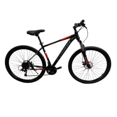 FUSION - Bicicleta Kosmos Rin 29 Aluminio 24 Vel Negro rojo