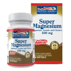 HEALTHY AMERICA - Super Magnesium 400 Mg 100Softgels