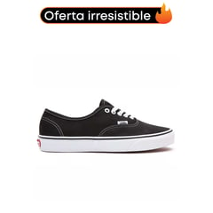 VANS - Tenis Authentic-Negro/Blanco