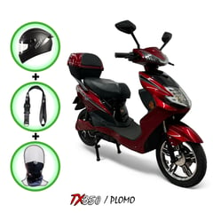 CME - Moto Eléctrica TX350 Rojo batería PLOMO 48V16AH portátil