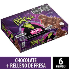 NACIONAL DE CHOCOLATES - Chocolatina Drácula Barra x 6 unidades