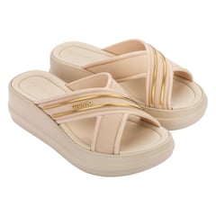 AZALEIA - SANDALIAS MUJER BEIGE SOFT SLIDE PLAT 83680-BA336