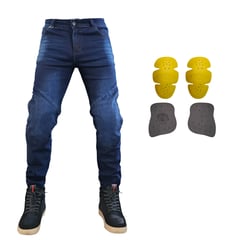 GENERICO - Pantalón para Motociclista en Jean Marca Boogaco