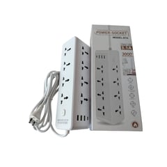 GENERICO - MULTITOMA REGLETA 8 SOCKET USB/1PD PORT 3,1 A