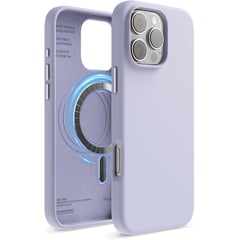 ELAGO - Estuche Compatible iPhone 16 Pro Max Magsafe Silicone Lavanda