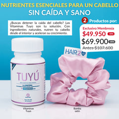 HAIR2YOU - Vitaminas Tuyú - Contra la caída del cabello