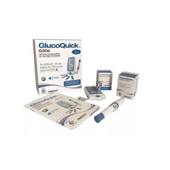 GLUCOQUICK - Combo Glucómetro G30a 50 Tirillas + 50 Lancetas