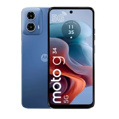 MOTOROLA - Celular G34 5G 8GB + 8GB RAM BOOST 256GB Azul Ártico