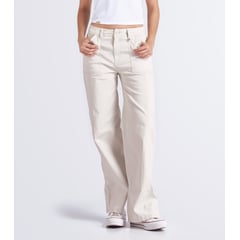 UNSER - Pantalon Unicolor Con Bolsillo Y Corte Unser.-