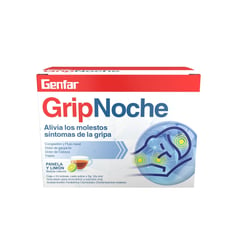 GENFAR - Genfargrip Noche Sabor Panela Limon X 24 Sobres