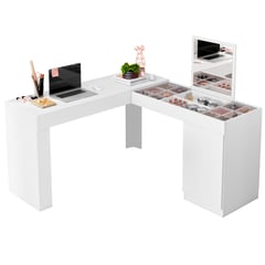 MULTIMUEBLES - ESCRITORIO TOCADOR STAR BLANCO