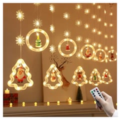 MULTIPLACE COLOMBIA - Luces de navidad decorativas con figuras De estrellas