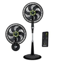 SAMURAI - Ventilador Ultra Silence Force Control Remoto 2en1 Negro