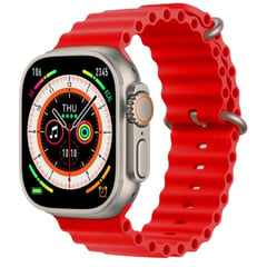 GENERICO - Reloj Inteligente Smartwatch Rojo T800 Ultra Serie 8 Bluetooth 49mm