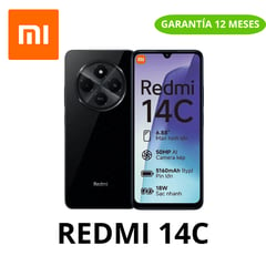 XIAOMI - Celular Redmi 14C Ram 4+4GB 128GB BLACK