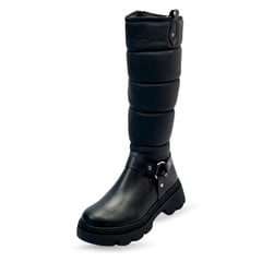 BALLERINA - Bota Cuero Para Mujer Negro Ballerinas Tammy