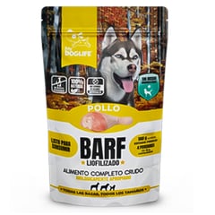 GENERICO - Alimento completo BARF liofilizado para perros - Pollo