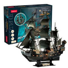 CUBICFUN - Rompecabezas 3D Nv Experto Barco Pirata Queen AnneS Revenge