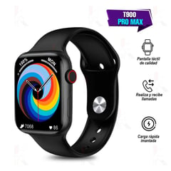 GENERICO - Reloj Inteligente Smartwatch T900 Pro Max Series 9 Amoled Negro