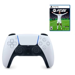 SONY - Control Playstation 5 Blanco + Fc 25 Fisico