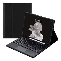 GENERICO - Estuche smart case + teclado touchpad iPad Air 4-5 con espacio lápiz