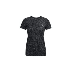 UNDER ARMOUR - Camiseta Mujer TECH NOVA SSC-BLK Negro