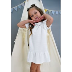 BABY PLANET - Vestido Corto Bebita Baby Planet.-