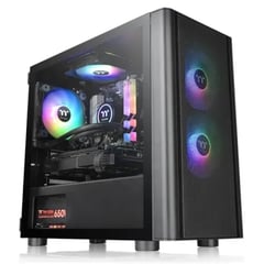 THERMALTAKE - Microchasis V150 Argb Breeze + 3 Ventiladores Argb 120mm