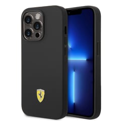 FERRARI - Forro Estuche Luxury En Silicona Para Iphone 14 Pro Original