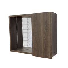 GENERICO - Gabinete Organizador Con Espejo Para Baño Lirio Color Latte 50x40 Cm