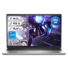 DELL - Portátil Intel Core I5 1235U RAM 16GB SSD 512GB 15.6 Pulgadas Computador Portátil