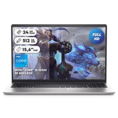 DELL - Portátil Intel Core I5 1235U RAM 24GB SSD 512GB 15.6 Pulgadas Computador Portátil