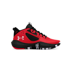 UNDER ARMOUR - Tenis Niño GS LOCKDOWN 6 Rojo