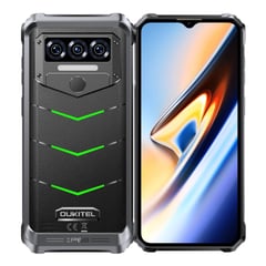 OUKITEL - Celular Robusto WP38 12GB+256GB IP68IP69K huellas 10600mAh MediaTek MT8788 NFC OTG 4G