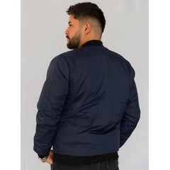 GENERICO - Chaqueta hombre piloto azul oscuro impermeable