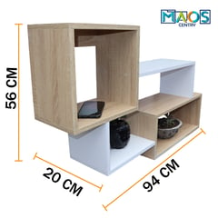 MAOS - REPISA PERCHERO FLOTANTES PARA DECORACION MODERNO