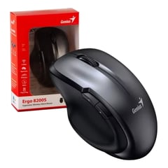 GENIUS ACCESORIOS  DE  TECNOLOGIA - Mouse Genius Ergonomico 8200s Inalambrico